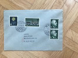 1948, Schönes Couvert nach Luzern mit PJ 121/122 + CH 277