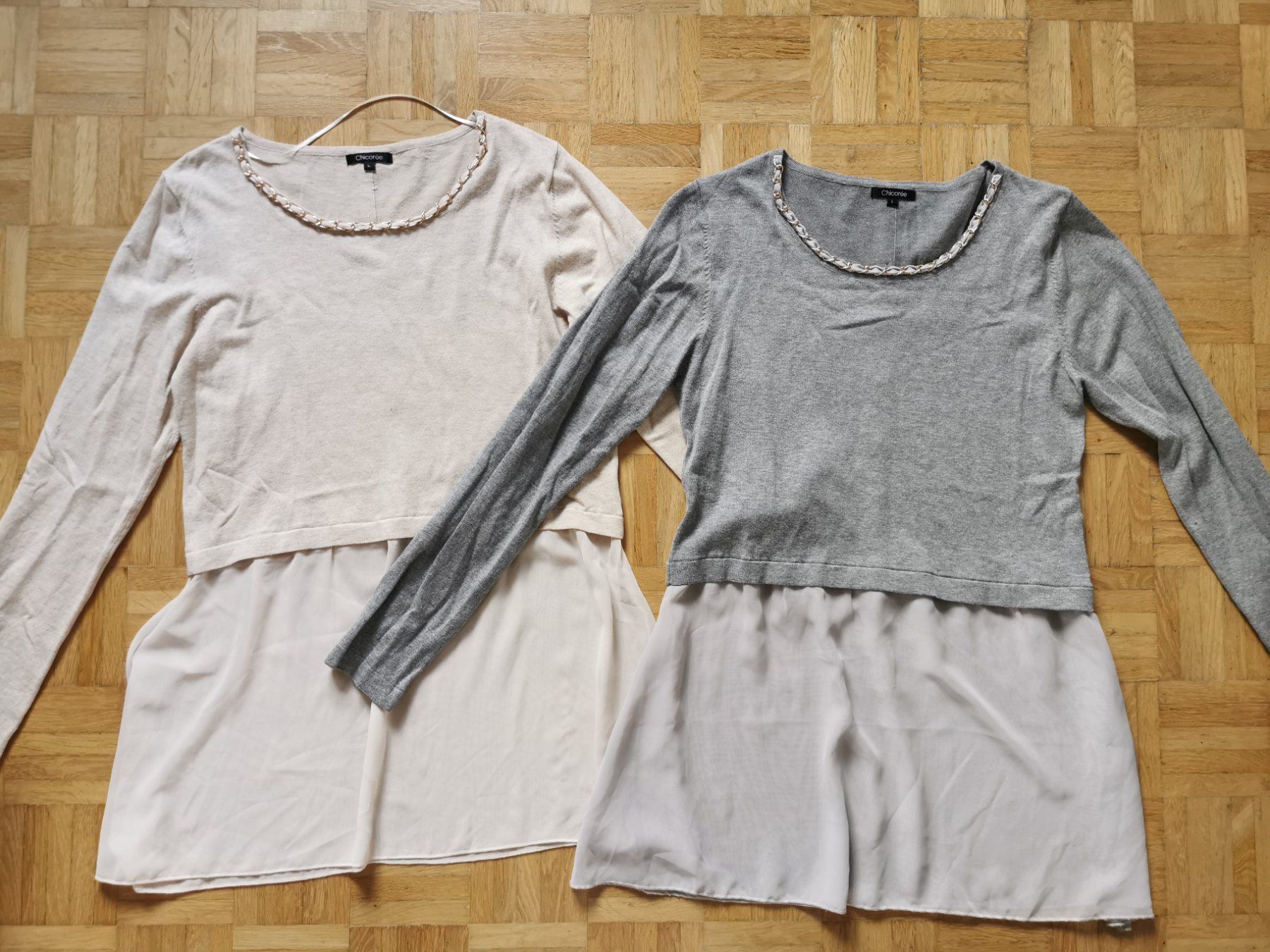 Maglioni & Felpe: 2 x festlicher Pullover Chicorée Gr. L – Usato da Stäfa venduto da flamingo_17