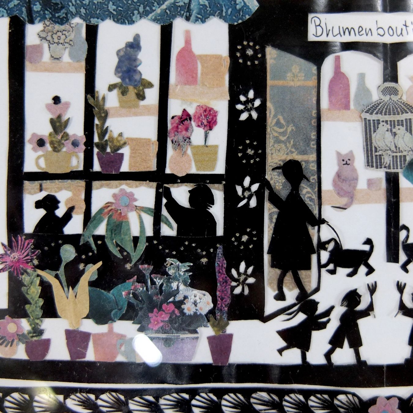 Arts picturaux & lithographies: Nelli Naef Farb-Scherenschnitt 1995 – D'occasion à Basel par Brocki-auf-dem-Wolf 6