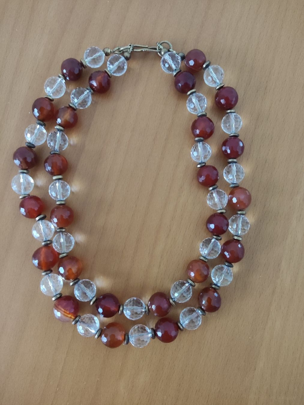 Catenine: Edelsteinkette 925 Silber vergoldet – Usato da Münchenbuchsee venduto da Cori1968 1