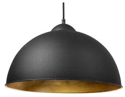Moderne Hängelampe aus schwarzem Metall, 2 Stück