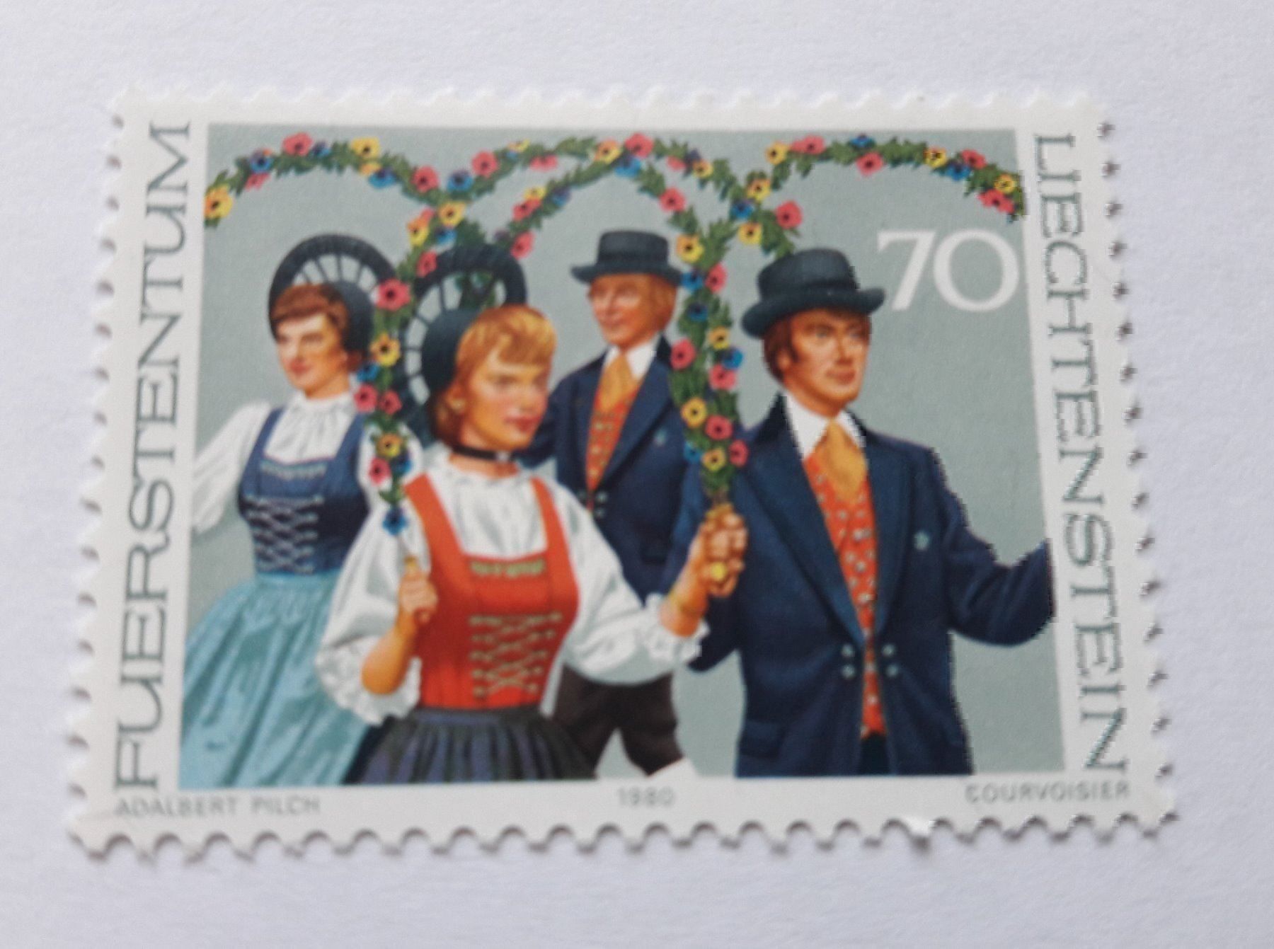 Tutti i francobolli: 1980 Lichtensteiner Trachten II – Nuovo (secondo la descrizione) da Alten venduto da Regenwasser 2