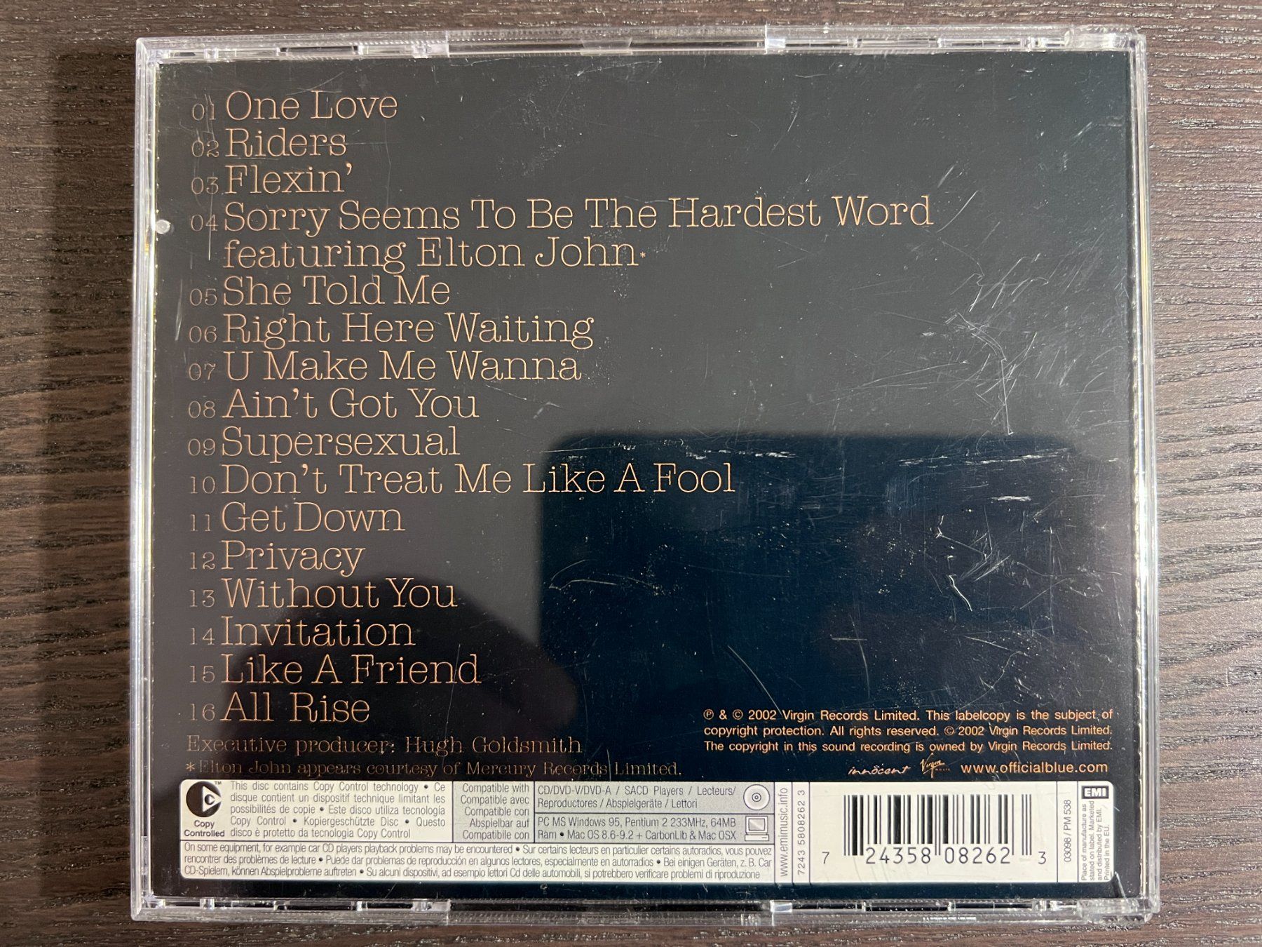 CDs: Blue - One Love – Gebraucht aus Zürich von MusikFreunde 1