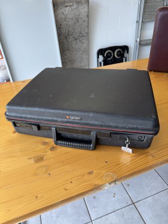 Aktenkoffer Delsey, schwarz