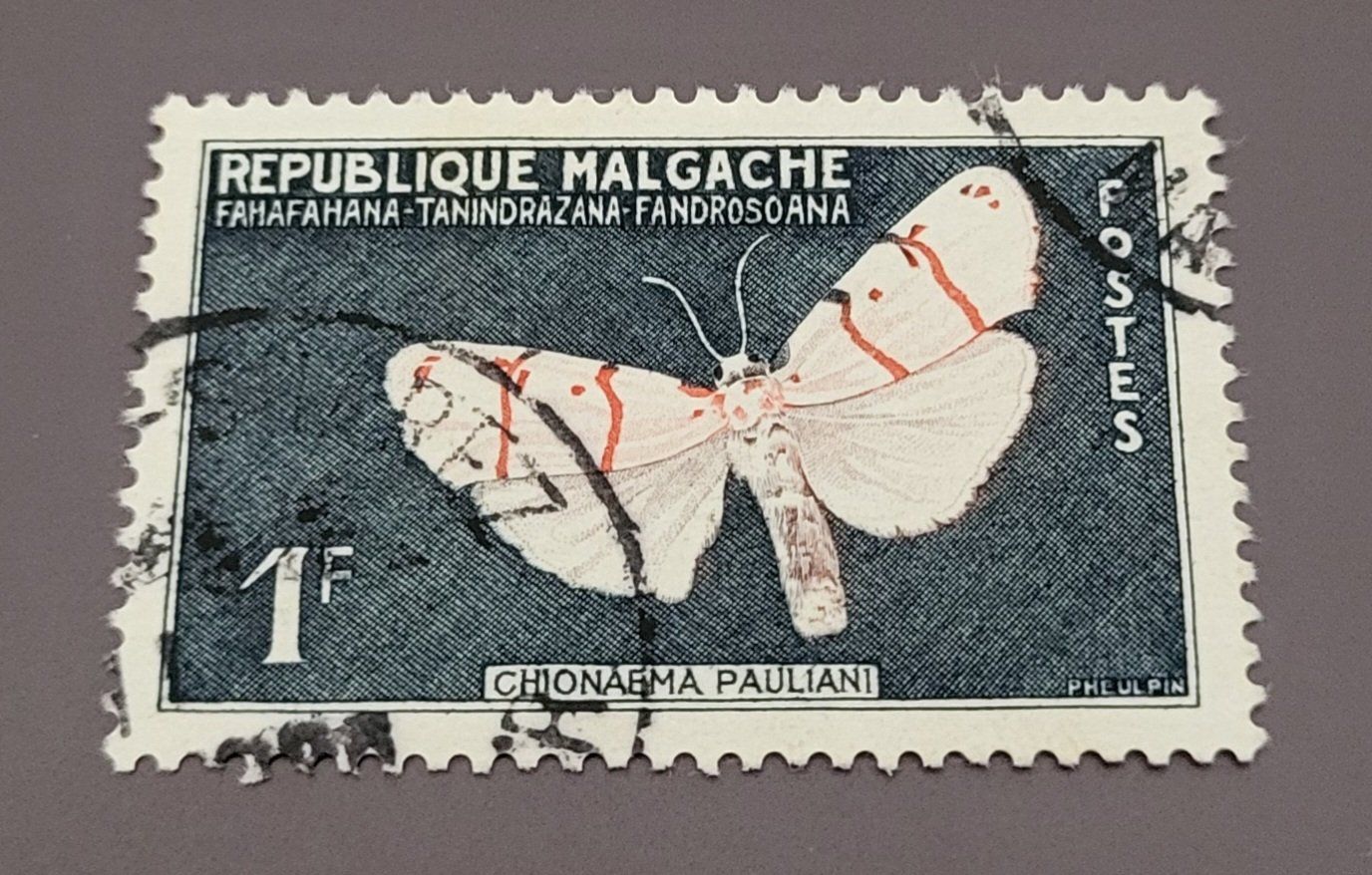 Tutti i francobolli: Madagaskar Schmetterlingen briefmarke – Usato da St Gallen venduto da Stampsalshobby