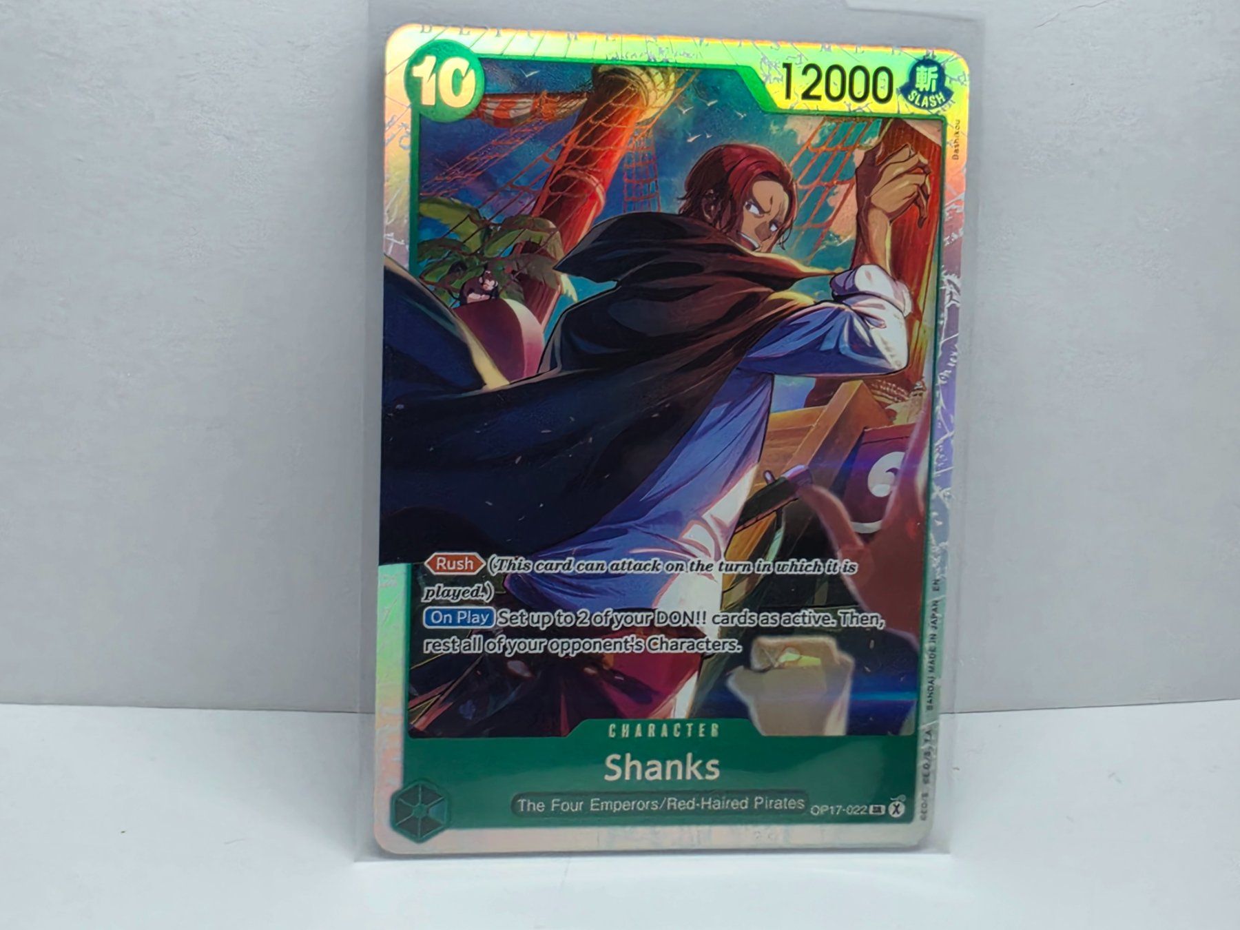 Bandai Carte collezionabili: One Piece Shanks OP17-022 SR – Nuovo (secondo la descrizione) da Biel/Bienne venduto da ManaTavern