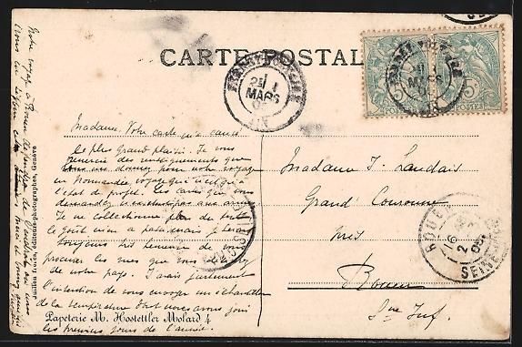 Cartes postales: AK Versoix, Bise Glaciale, 1905 – D'occasion à Berlin par bartko-reher 1