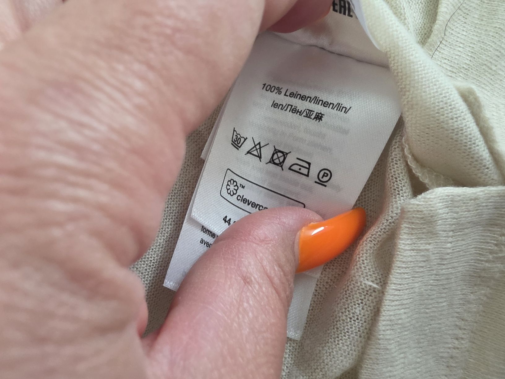 Riani T-shirt: Riani Leinenshirt 30 – Nuovo (secondo la descrizione) da Berg TG venduto da lisboa.sky 2