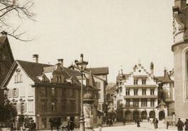St. Gallen;  Gallusplatz, Sonnenhof, Grüne Hof, Volksküche