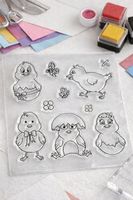 Neues Set  Motivstempel Küken, Ostern