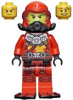 LEGO Ninjago njo0695 Kai - Seabound, Scuba Gear