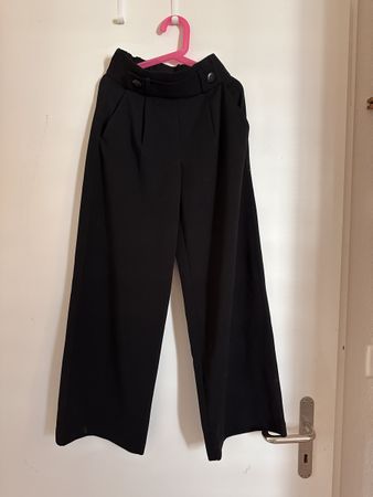 Schicke Culotte Hose / Hosenrock schwarz Gr. S/36 perfekt fü