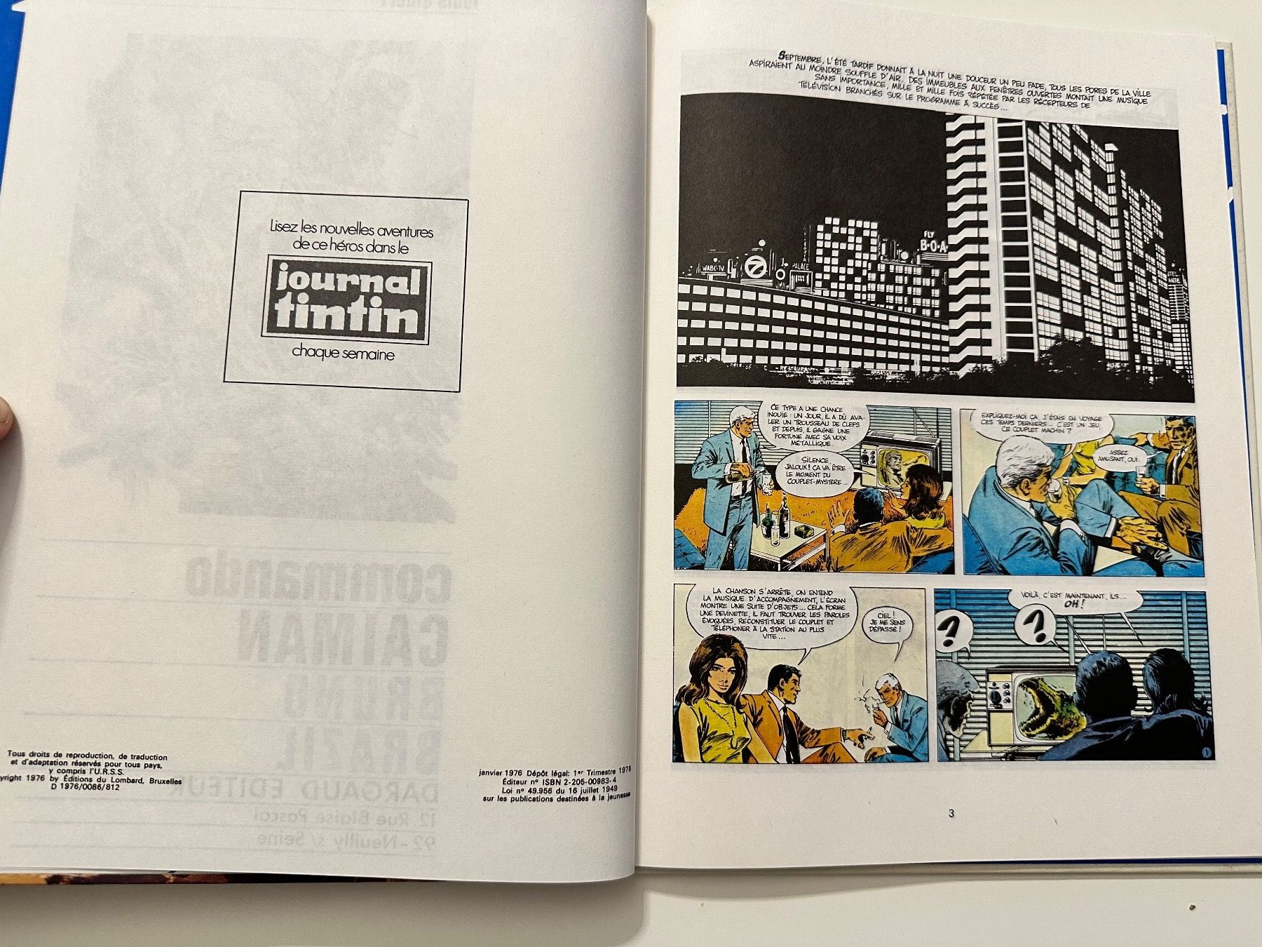 Fumetti: BRUNO BRAZIL - COMMANDO CAIMAN - HARDCOVER – Usato da Münsingen venduto da Ganjam 3
