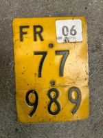 Freiburg Mofa Nummernschild