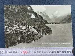 AXENSTRASSE 1957 RESTAURANT TELLSPLATTE UND KAPELLE URI AK