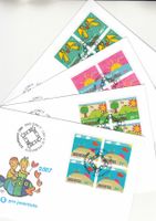 SBK J385A - J388A im 4er-Block FDC