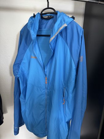 Bergans Regenjacke hellblau Grösse XL für Ski oder Wandern 5