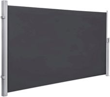 Seitenmarkise 180 x 400 cm Anthrazit