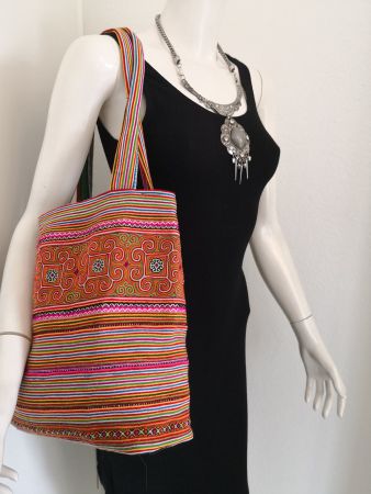 🤩BOHO-CHIC HANDGEMACHTE ETHNO PATCHWORK XXL TASCHE NEU