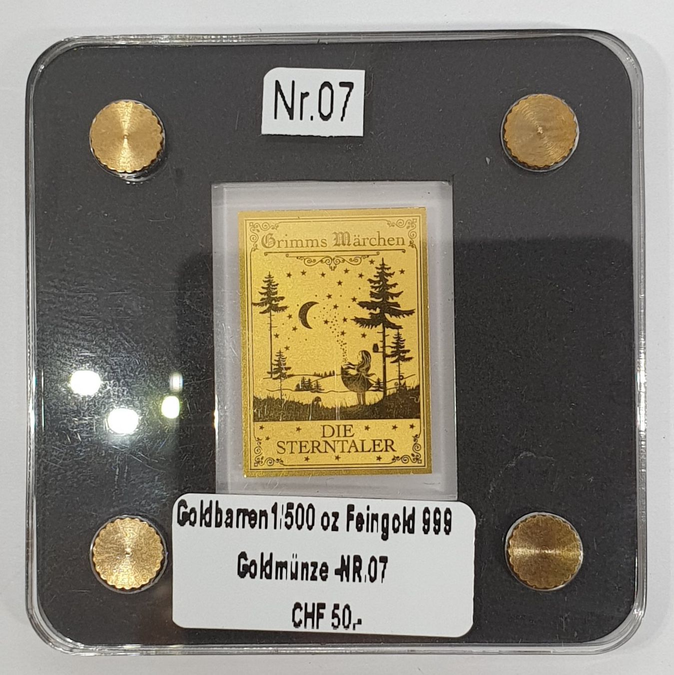 Edelmetalle: 1/500 oz Feingold 999 Goldbarren - 07 – Gebraucht aus Luzern von Goldhaus-Luzern 1
