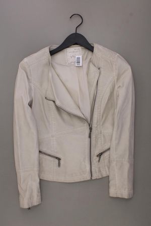 YAYA Kunstlederjacke Gr. 36 creme