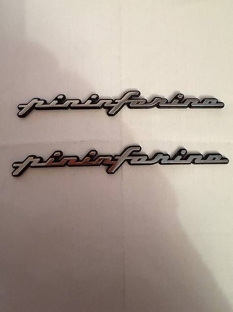 Ferrari Sonstiges Fahrzeugzubehör: Ferrari Pininfarina Emblem, original – Gebraucht aus Vacallo von mvtony