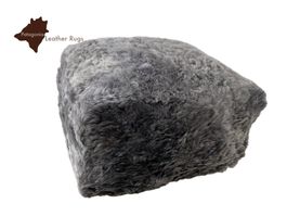 Lammell Hocker Grau 60 x 60 x 30 cm