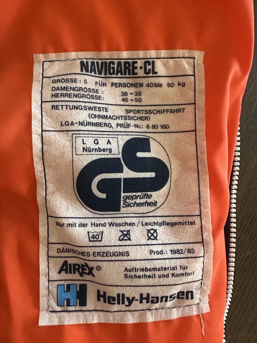 Helly Hansen Schwimmwesten: Rettungsweste Navigare - CL – Neu (gemäss Beschreibung) aus Wangen b. Olten von kellybundy31 3