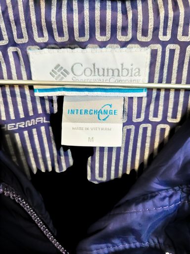 Columbia Giacche: Columbia Marineblauer Windbreaker-Jacke - Interchange – Usato da Zug venduto da vinokilo 4