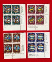 PRO PATRIA SATZ VIERERBLOCK 138 - 141 ET VOLLGUMMI NEU 1968