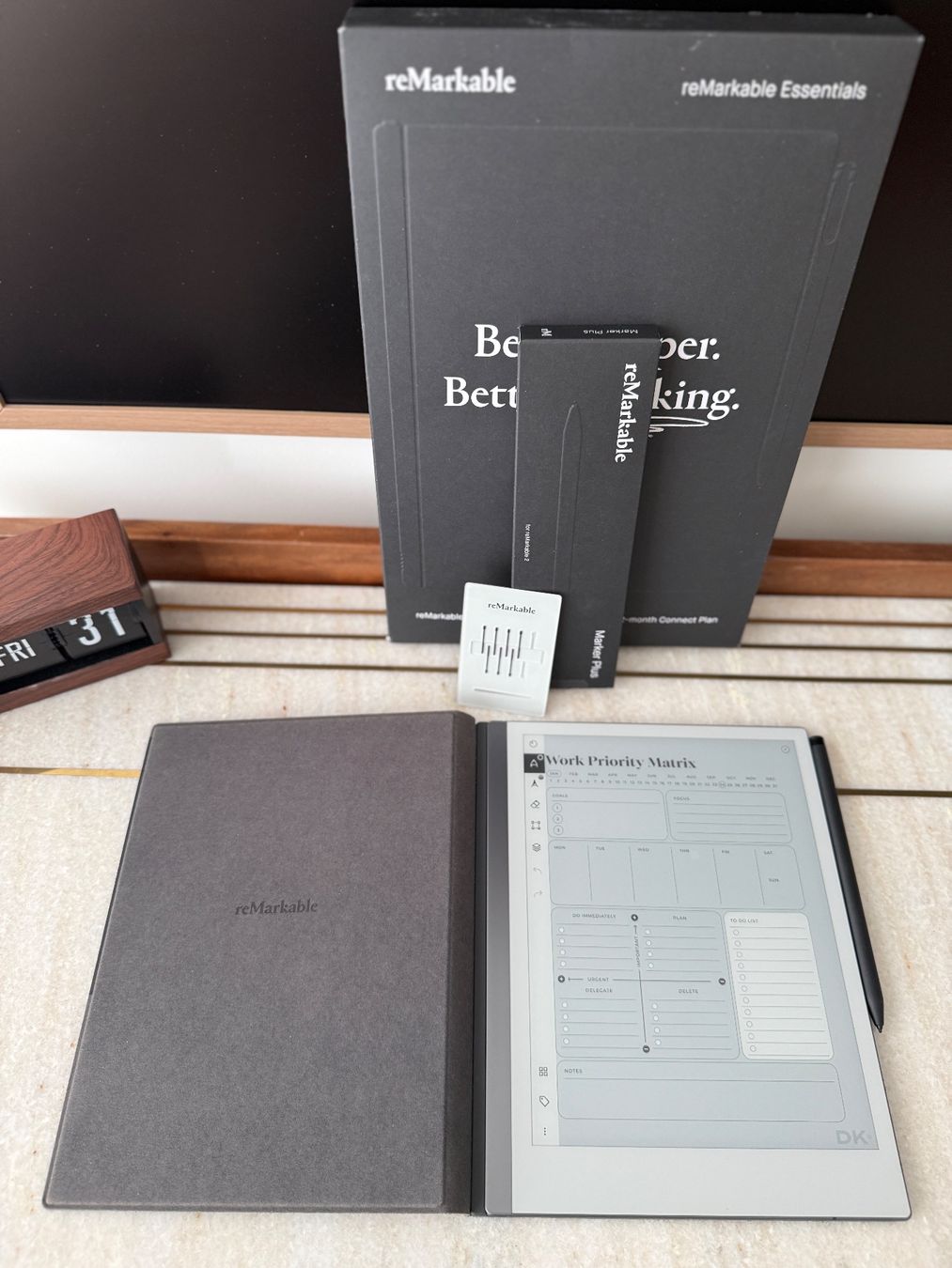 reMarkable Tablet PC: reMarkable 2 + Marker Plus + Leather Folio  like new – Usato da Lugano venduto da Placidof