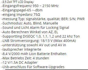 Radiocomunicazione: Satlink WS-695O Profi Sateliten-Finder – Usato da Chur venduto da kai.chur 2