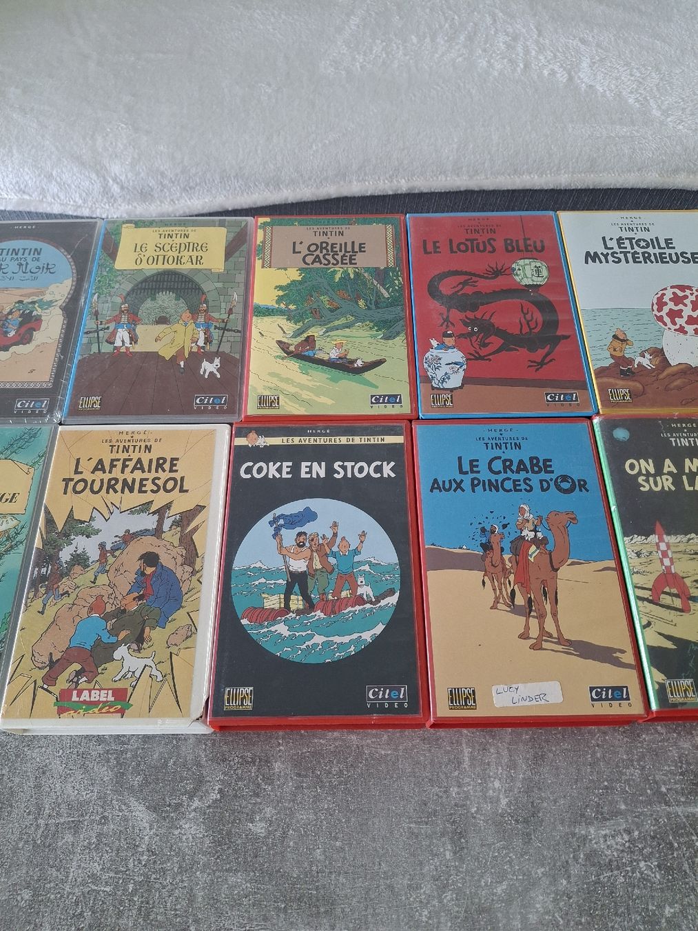 Tutti i VHS: Lot VHS Tintin – Usato da Morges venduto da ProfesseurJones 2