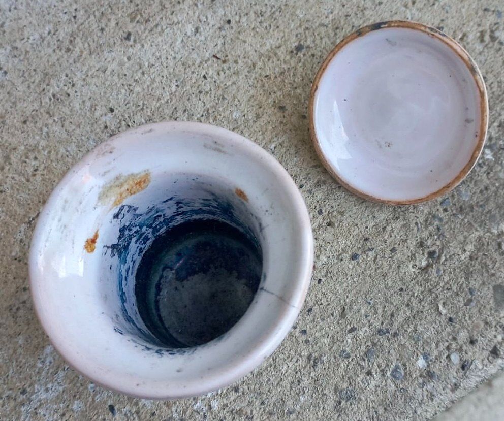 Sonstige Antiquitäten & Kunst: antikes Tintengeschirr Keramik 1796 – Gebraucht aus Burgdorf von glasrabe01 9