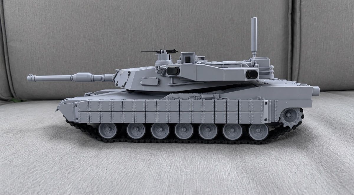 Kit di modellismo & Modellini statici: Panzer Modell M1 Abrams grau Kunststoff neu! – Nuovo (secondo la descrizione) da Niederhasli venduto da nic_65cm 2