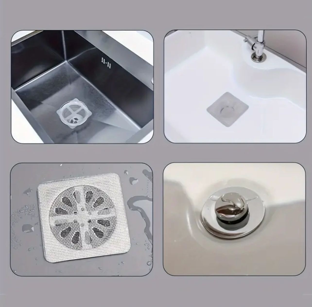 Docce: 10 Stk. Duschabfluss-Sieb, Haarsieb, Abflussstopfen, Filter – Nuovo e nell'imballaggio originale da Suhr venduto da SchnapperCH 4