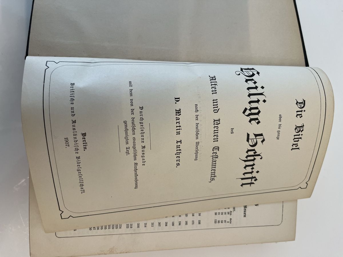 Libri: Alte Bibel 1907 – Usato da Luzern venduto da Lamurga 2