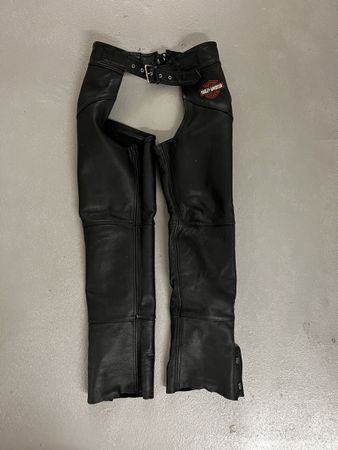 Harley-Davidson Leder Chaps Schwarz Grösse L gebraucht