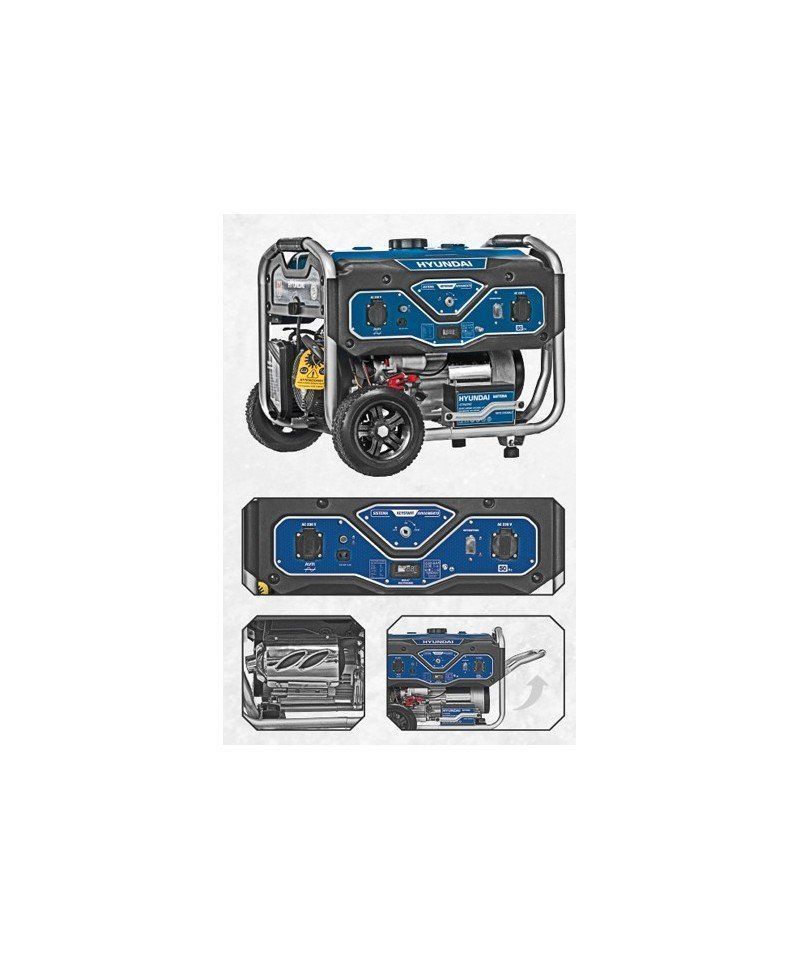 Generatori di corrente: Generator Hyundai 6,0 kW Fullpower – Nuovo e nell'imballaggio originale da willisau venduto da GLM-Tools. 6