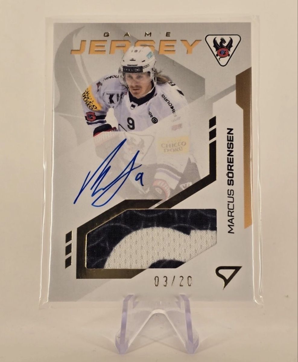 Sportzoo Carte collezionabili: Marcus Sörensen Game Jersey Card 03/20, – Nuovo (secondo la descrizione) da Rechthalten venduto da Trikot-master