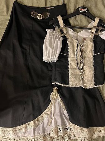 Oktoberfest Kleid 2-Teilig 36/38