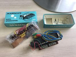 Marklin Gleissperrsignal 7042, komplett, mit OVP, Top Zus...