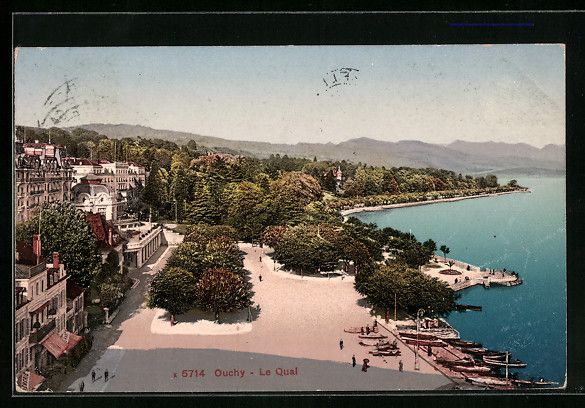 Cartoline postali: AK Ouchy, Le Quai, 1910 – Usato da Berlin venduto da bartko-reher