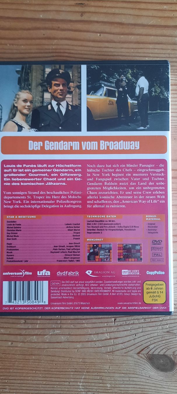 Alle DVDs: Der Gendarm vom Broadway DVD  – Gebraucht aus Konolfingen von the_5fqm 1