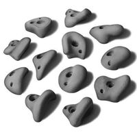 ALPIDEX 12 L Klettergriffe GREY STONE