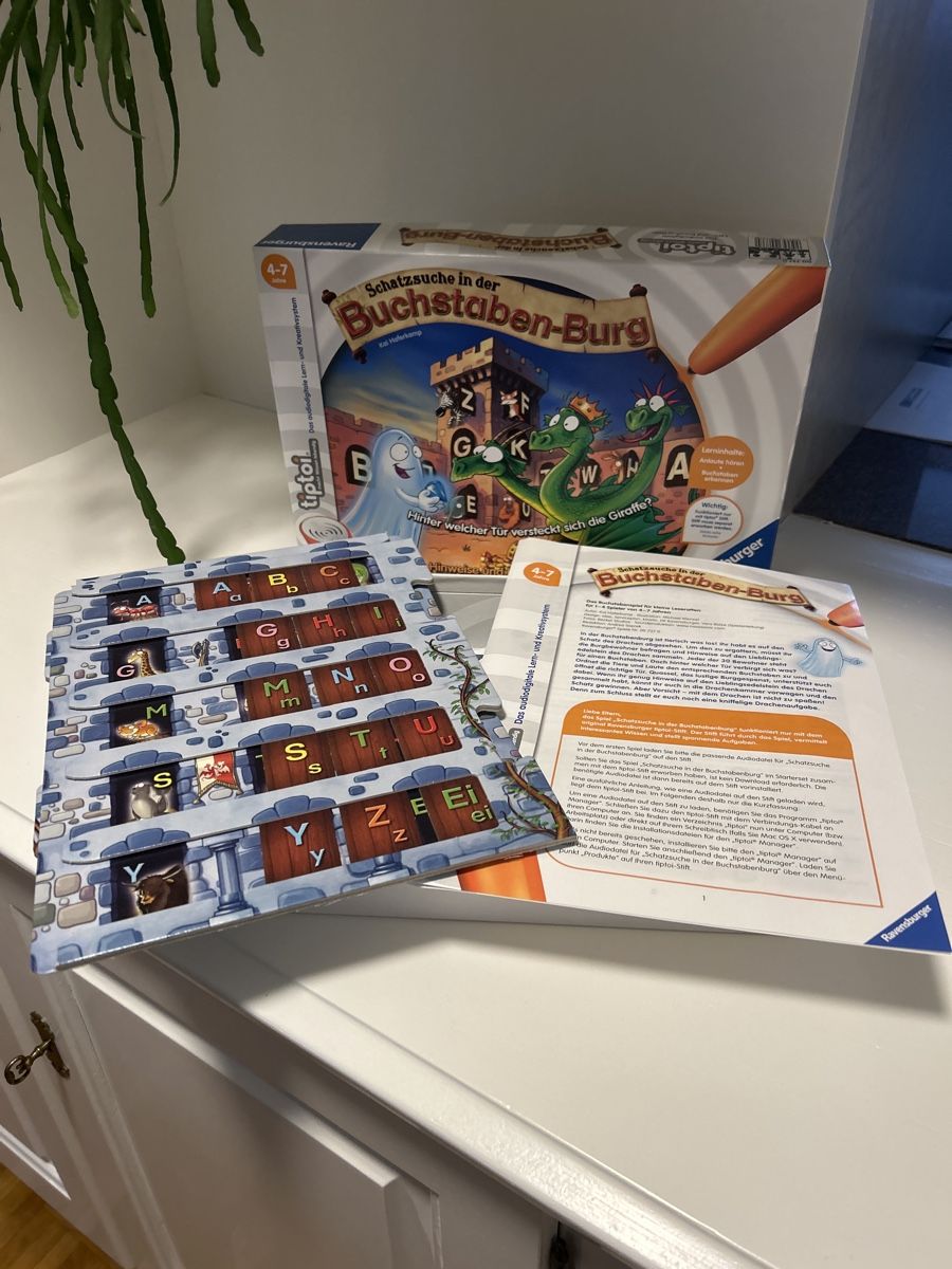 Tiptoi Giochi: tiptoi Buchstaben-Burg Spiel – Usato da Siebnen venduto da schnell05 3