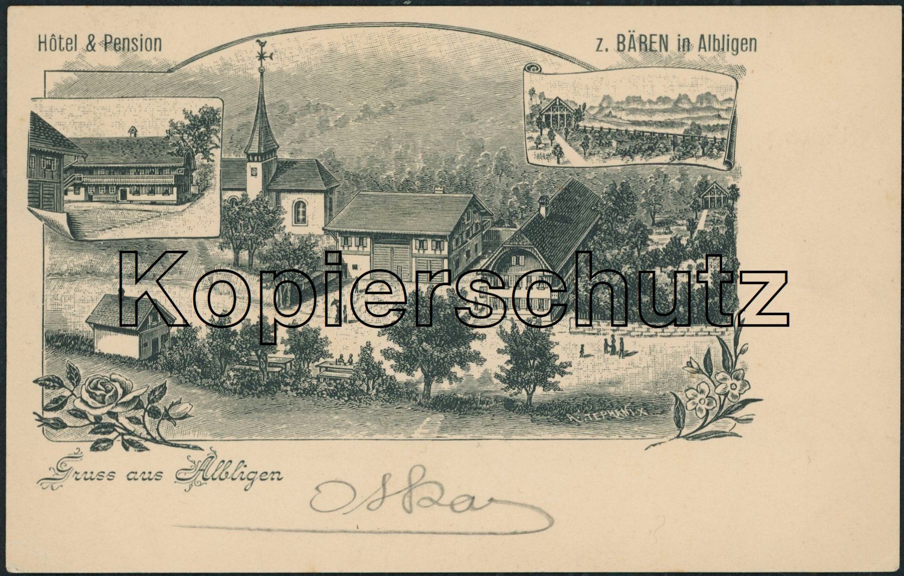 Cartes postales: BE Albligen - Litho – D'occasion à Schindellegi par Jonathan77