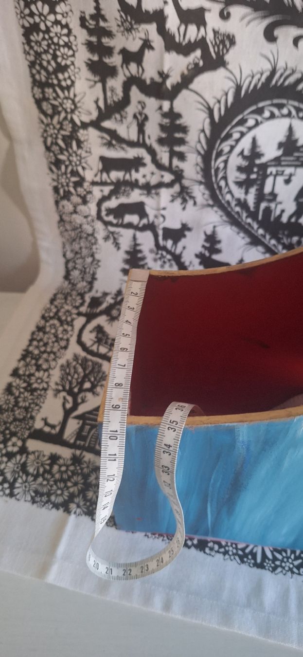 Altro per la casa: Magazinständer blau mit Blumenmuster innen rot – Usato da Matten b. Interl venduto da Daeni_2000 7