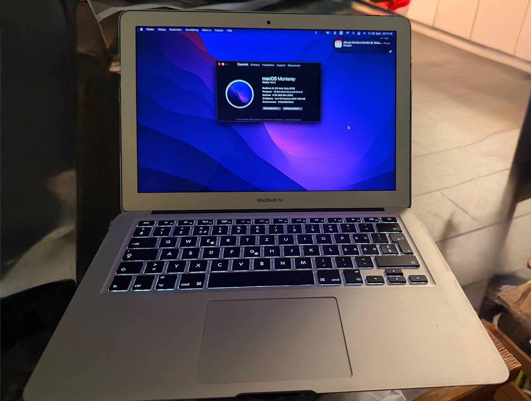Apple Notebook: Apple MacBook Air 13,3 (Early 2015) – Usato da Grüningen venduto da Shirter 1