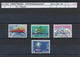 1962 "Werbe- und Gedenkmarken", ET - Stempel
